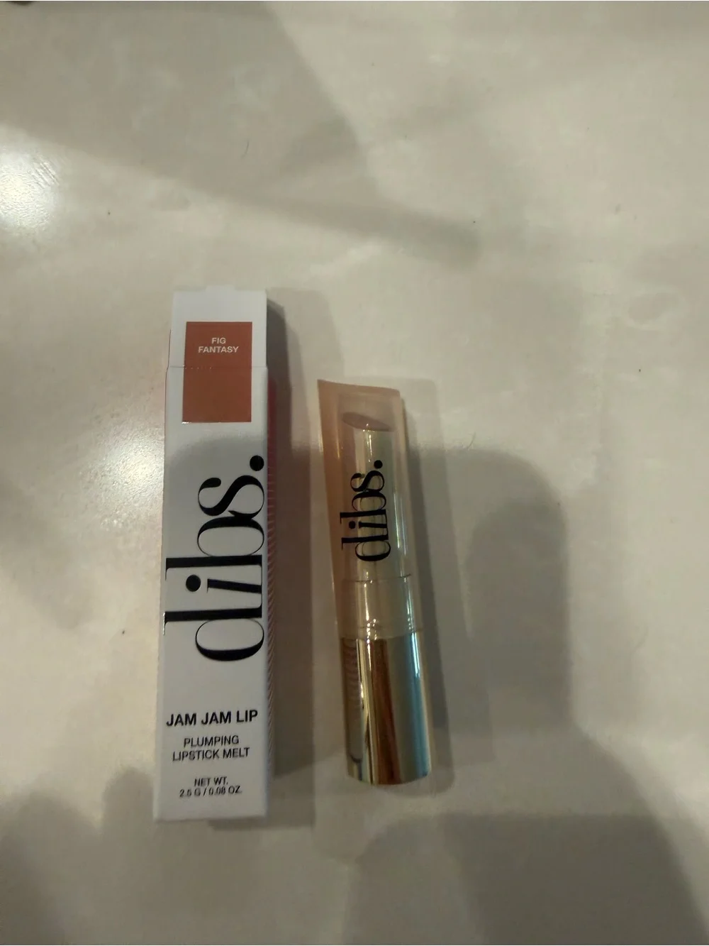 Jam Jam Lip Plumping Lipstick Melt — Fig Fantasy Nude Pink
